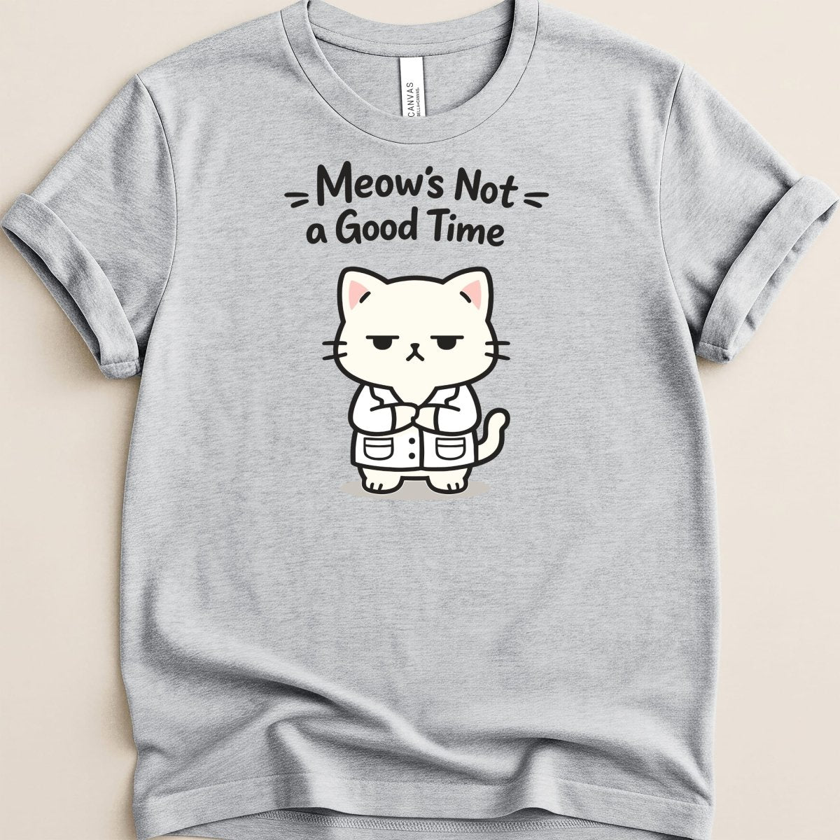 Meow's Not a Good Time Tee - Adverse Reactions