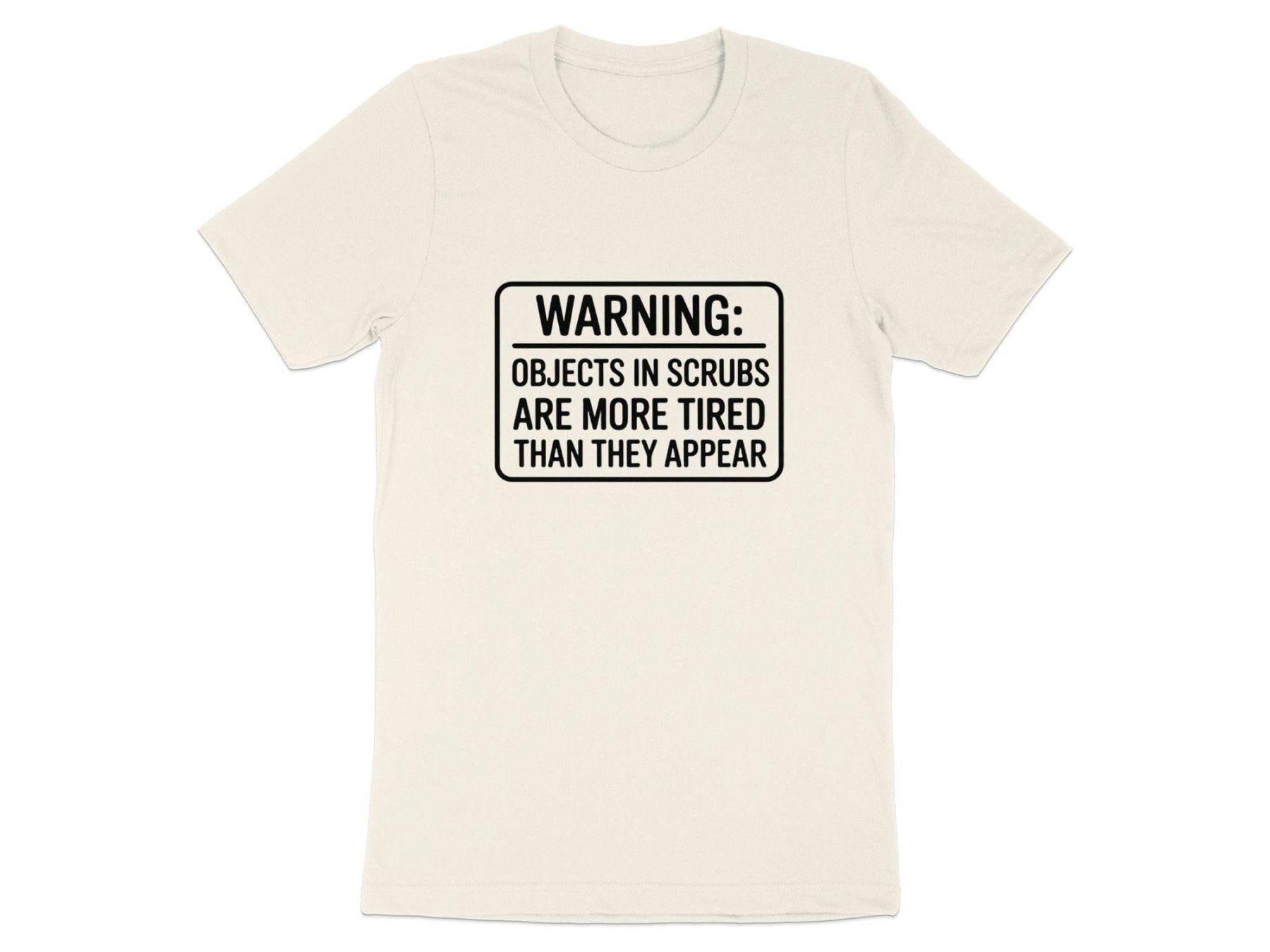 Objects in Scrubs Tee - Adverse Reactions - Pharmacy Apparel for Pharmacists, Techs & Students