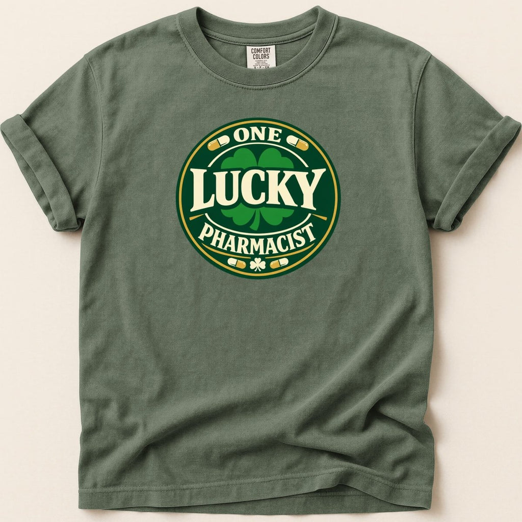 One Lucky Pharmacist Tee - Adverse Reactions