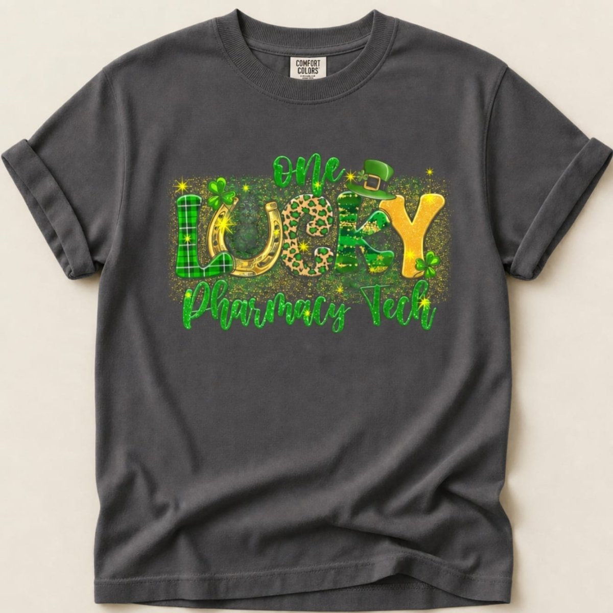 One Lucky Pharmacy Tech v2 Tee - Adverse Reactions