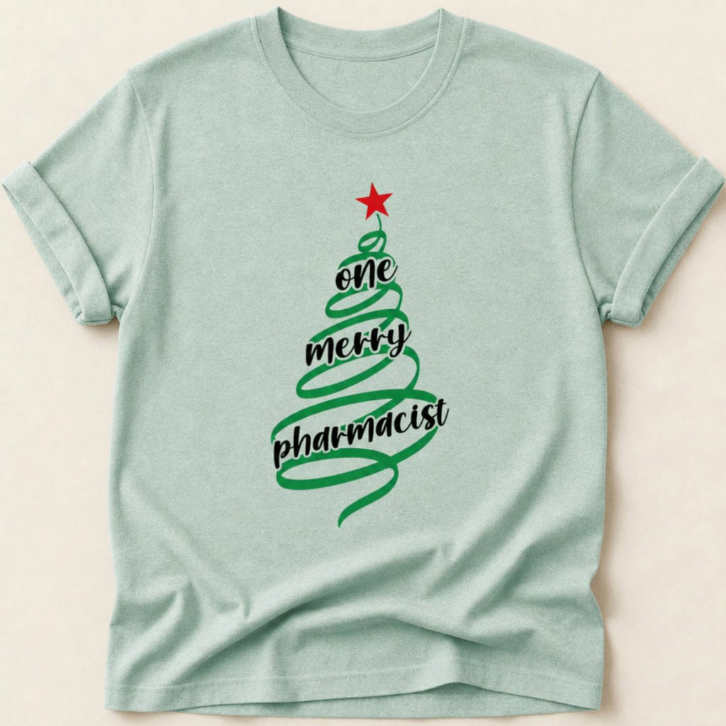 One Merry Pharmacist Tree Tee - Adverse Reactions
