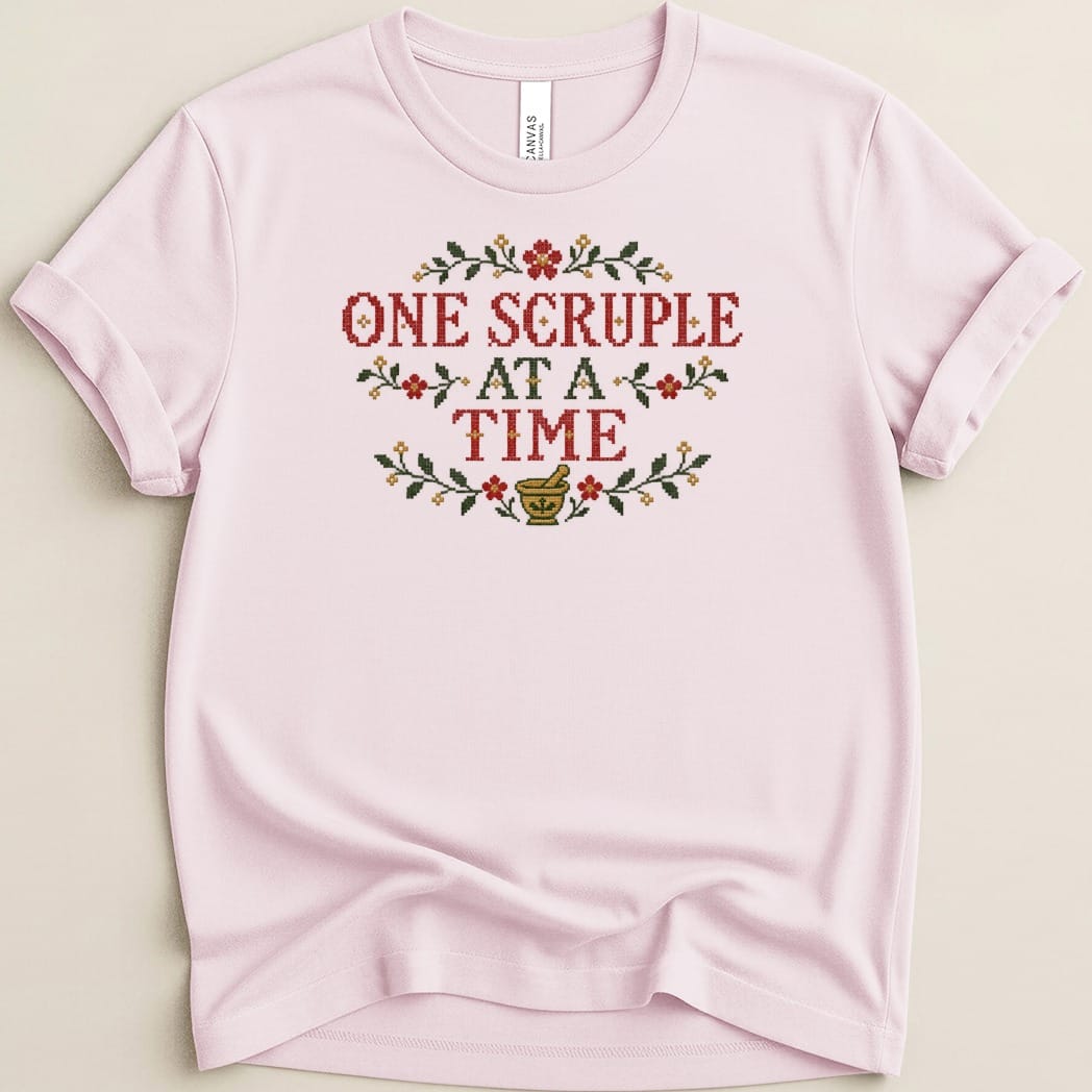 One Scruple at a Time Tee - Adverse Reactions