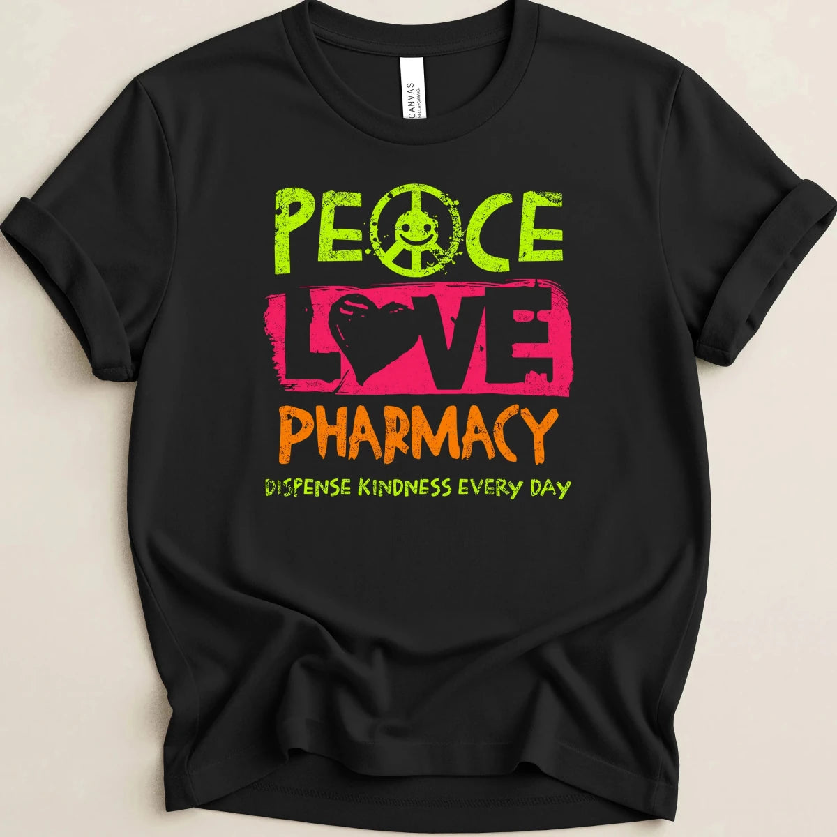 Peace Love Pharmacy Tee - Adverse Reactions