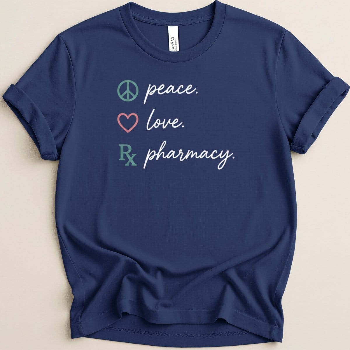 Peace Love Pharmacy Tee - Adverse Reactions