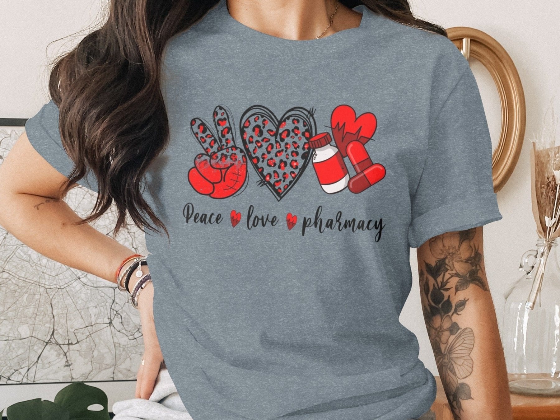 Peace Love Pharmacy v2 Tee - Adverse Reactions