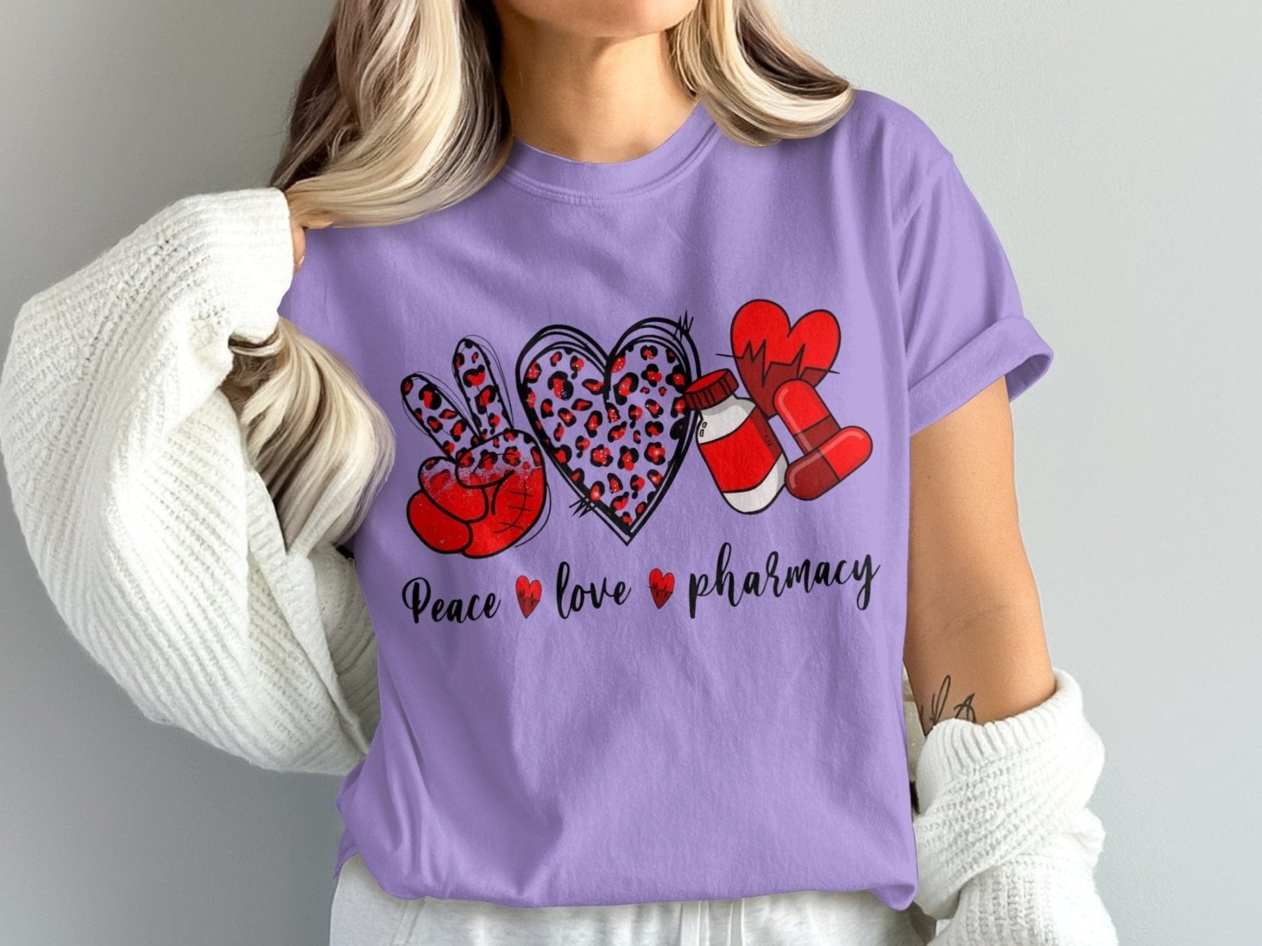 Peace Love Pharmacy v2 Tee - Adverse Reactions