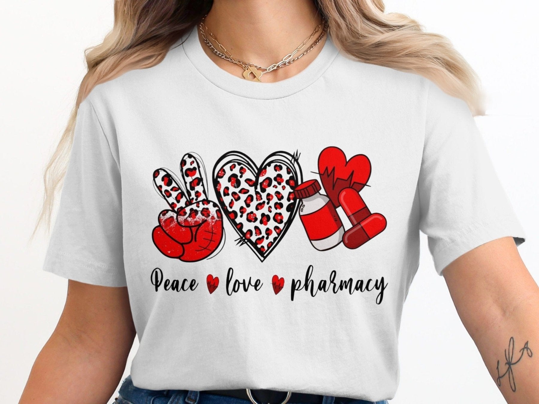 Peace Love Pharmacy v2 Tee - Adverse Reactions