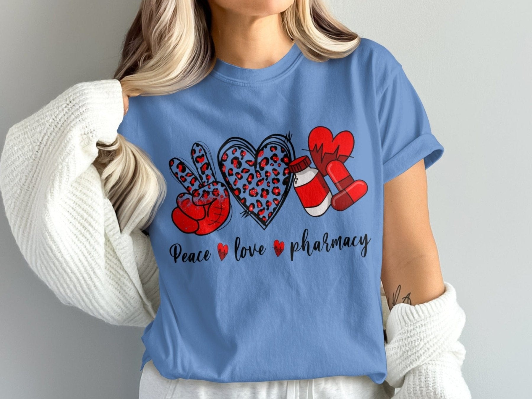 Peace Love Pharmacy v2 Tee - Adverse Reactions