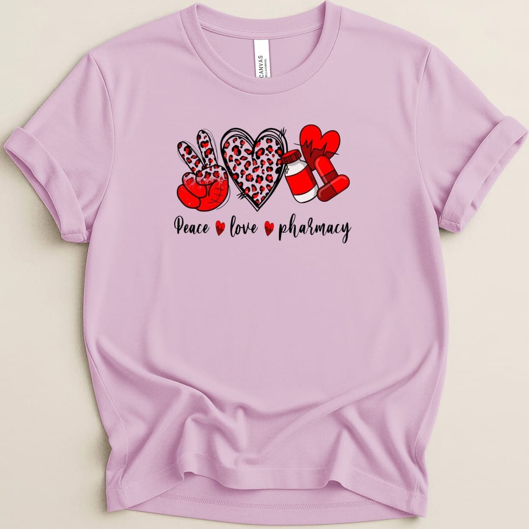Peace Love Pharmacy v2 Tee - Adverse Reactions