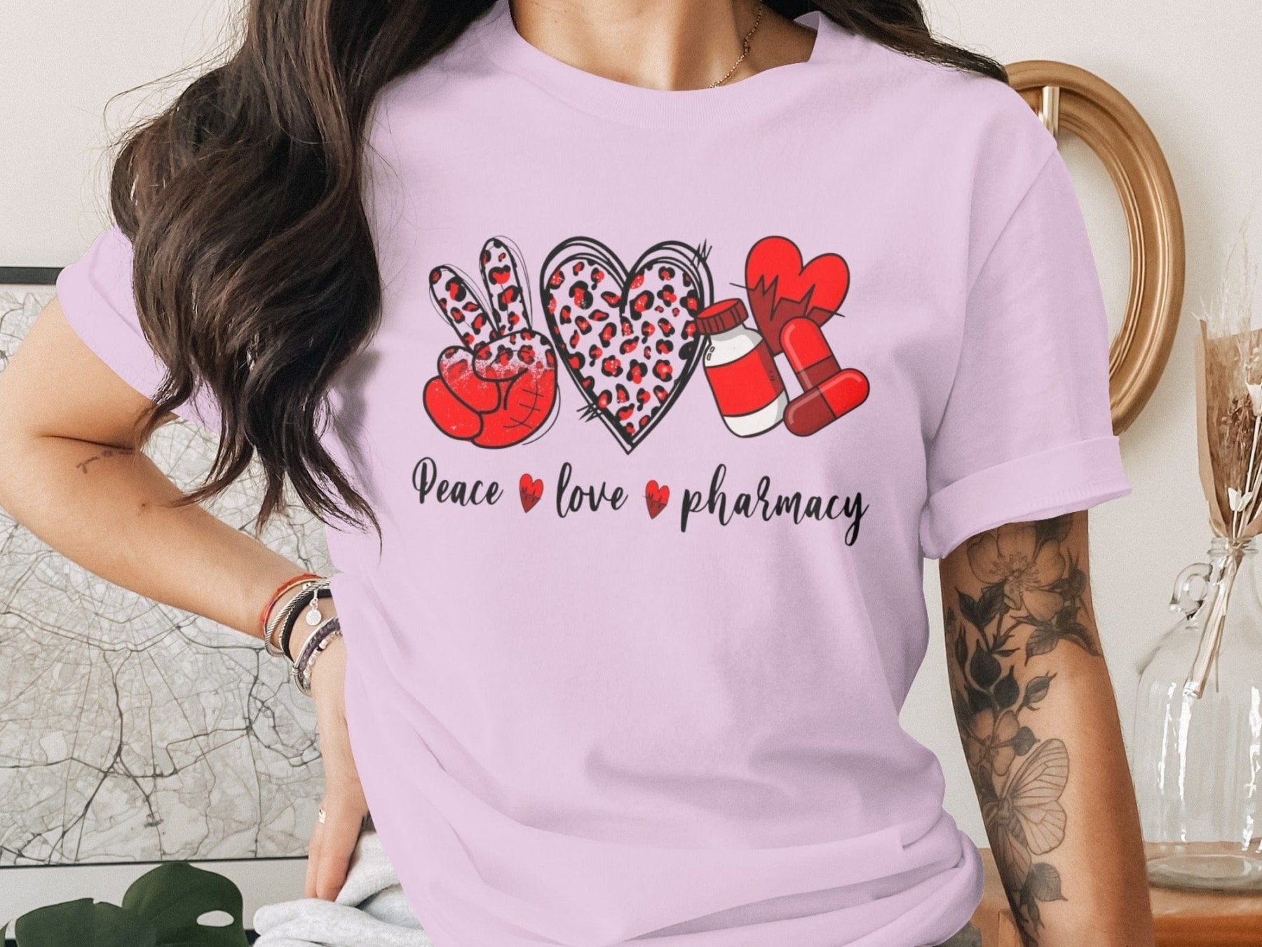 Peace Love Pharmacy v2 Tee - Adverse Reactions