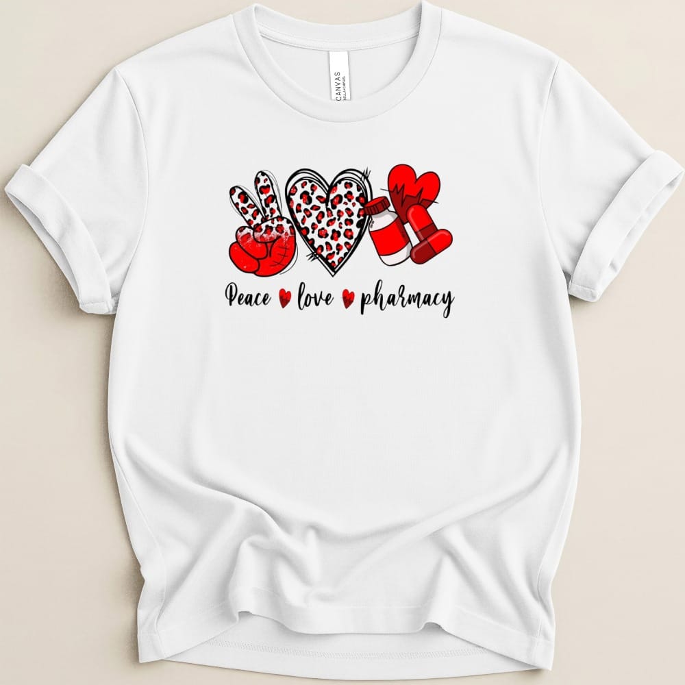 Peace Love Pharmacy v2 Tee - Adverse Reactions