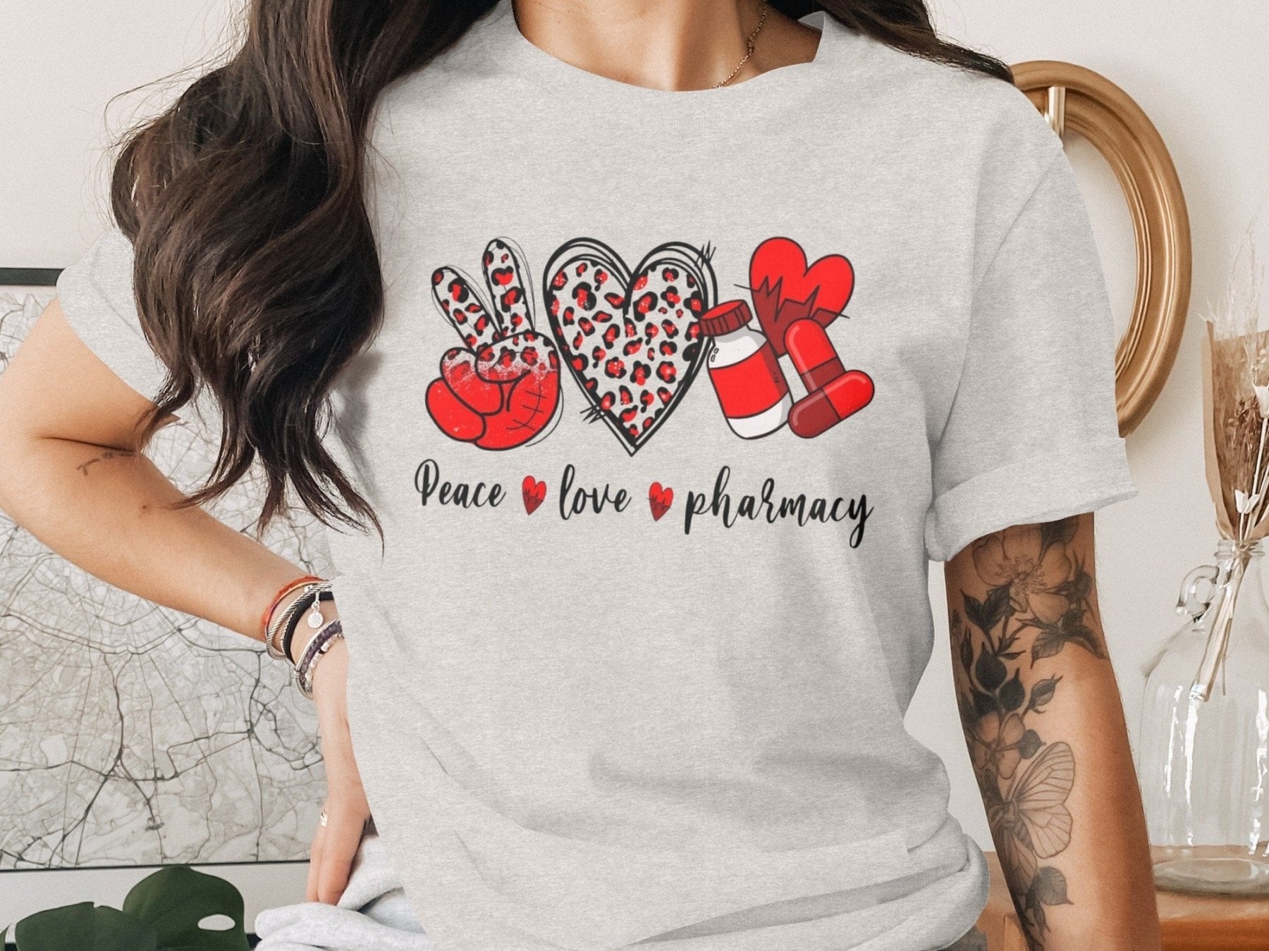 Peace Love Pharmacy v2 Tee - Adverse Reactions