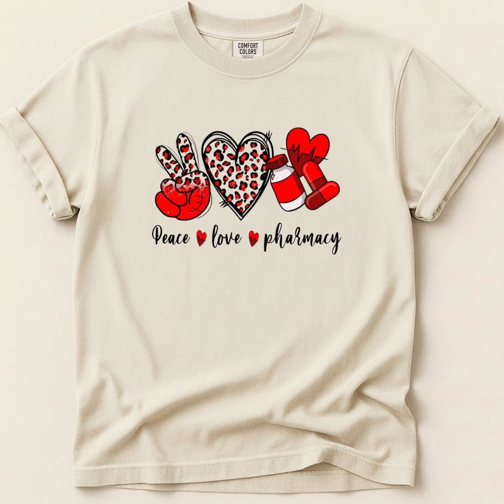 Peace Love Pharmacy v2 Tee - Adverse Reactions