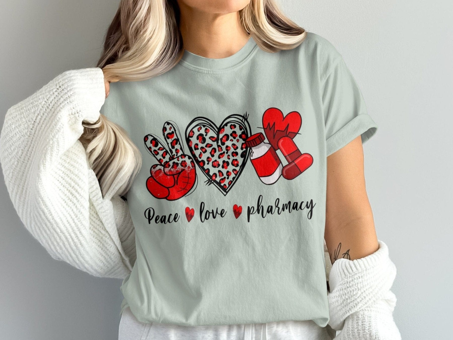 Peace Love Pharmacy v2 Tee - Adverse Reactions