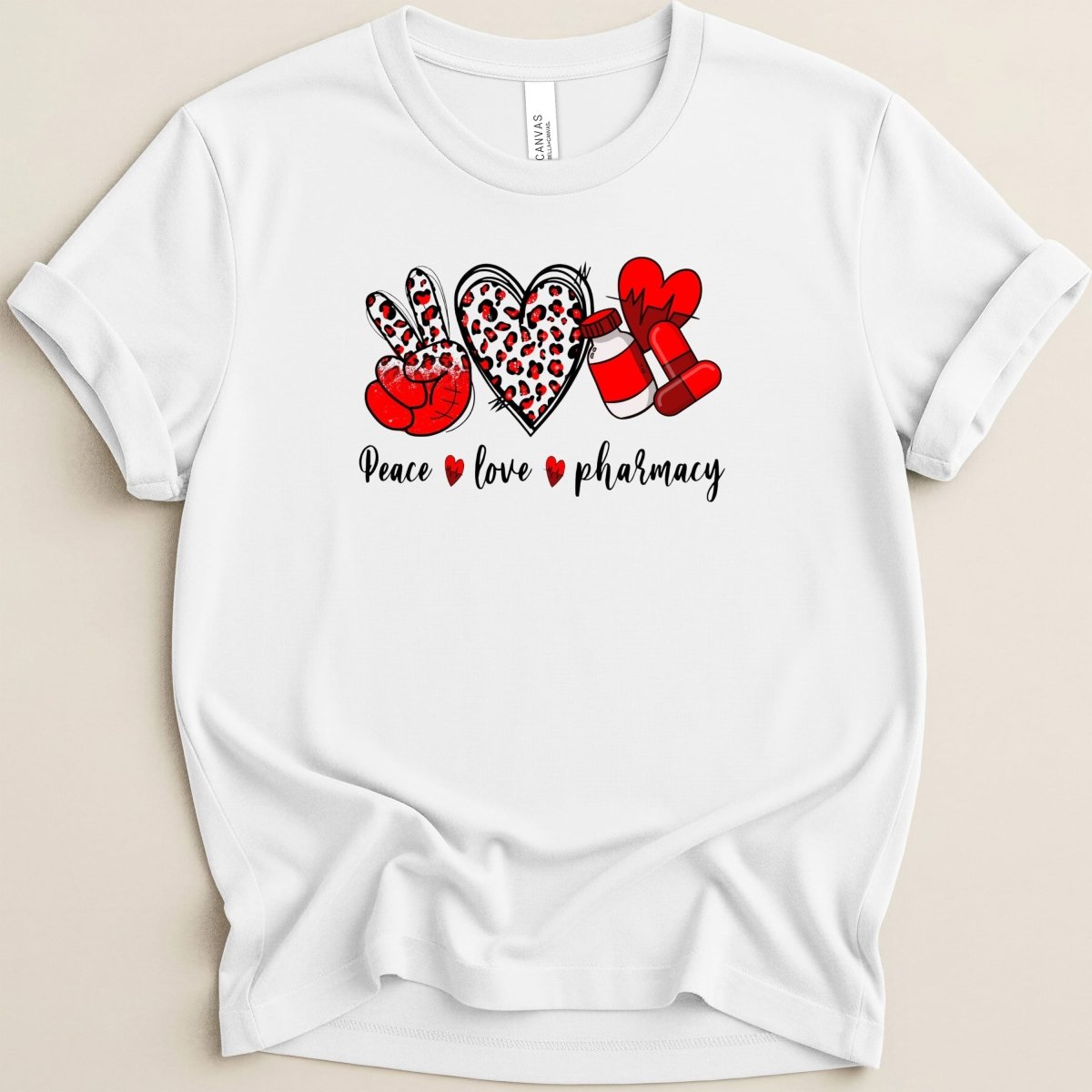 Peace Love Pharmacy v2 Tee - Adverse Reactions