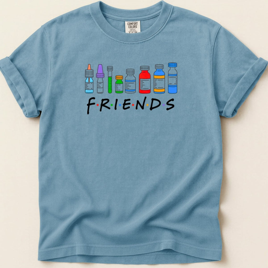 Pharmacist Friends Pill Bottle Tee - Adverse Reactions