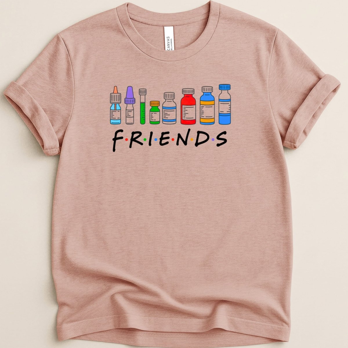 Pharmacist Friends Pill Bottle Tee - Adverse Reactions