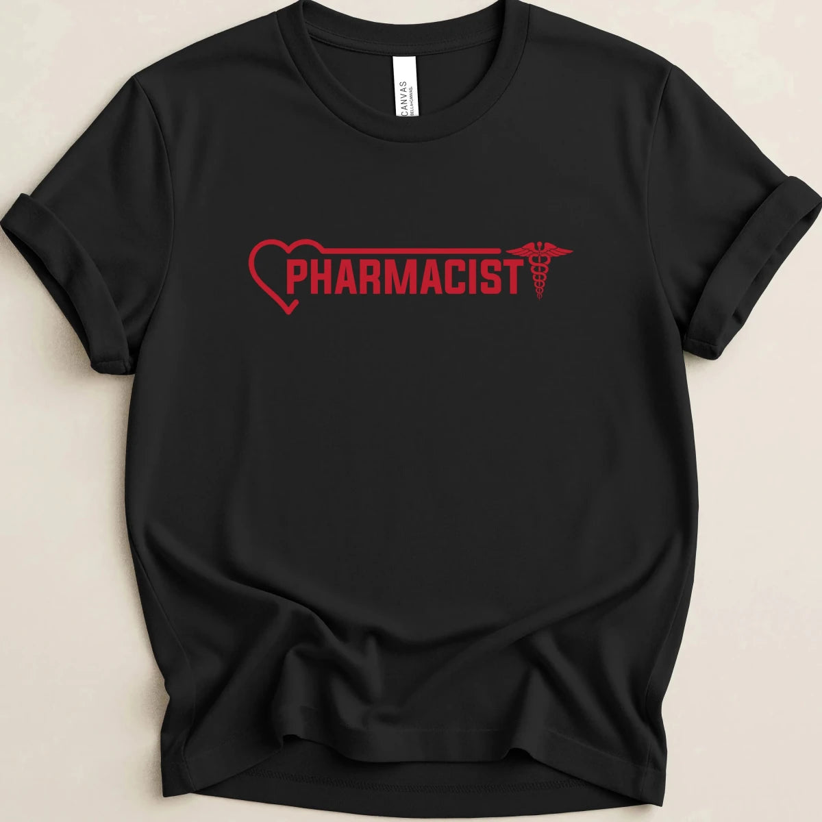 Pharmacist Heart Line Tee - Adverse Reactions