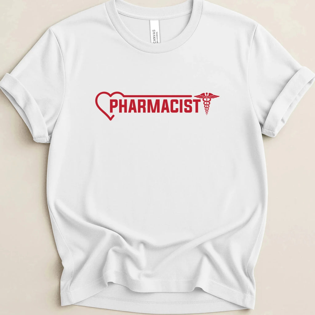 Pharmacist Heart Line Tee - Adverse Reactions