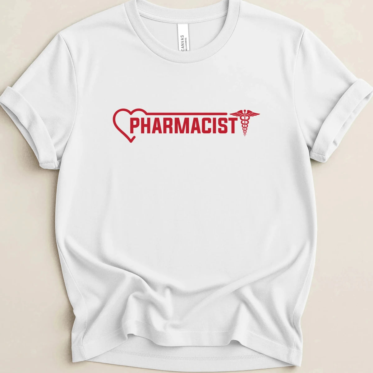 Pharmacist Heart Line Tee - Adverse Reactions