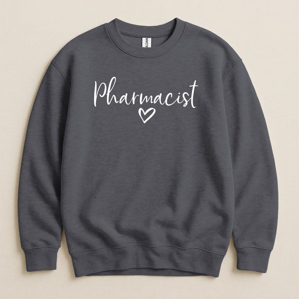 Pharmacist Heart Script Sweatshirt & Hoodie - Adverse Reactions