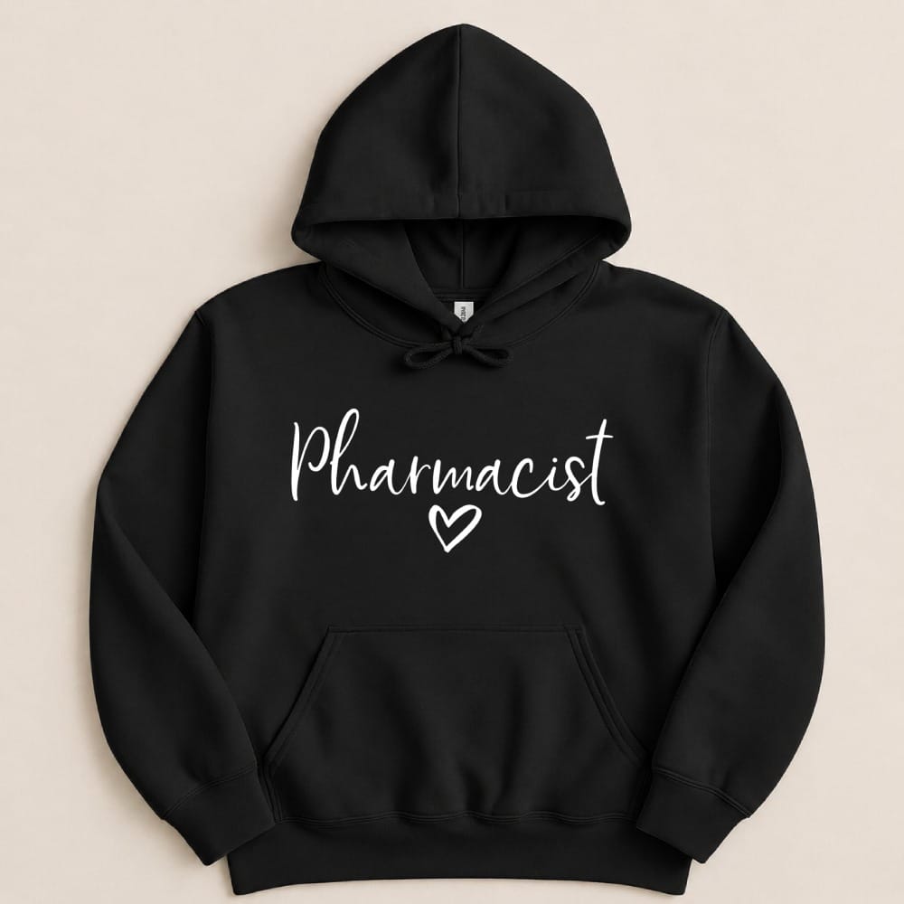 Pharmacist Heart Script Sweatshirt & Hoodie - Adverse Reactions