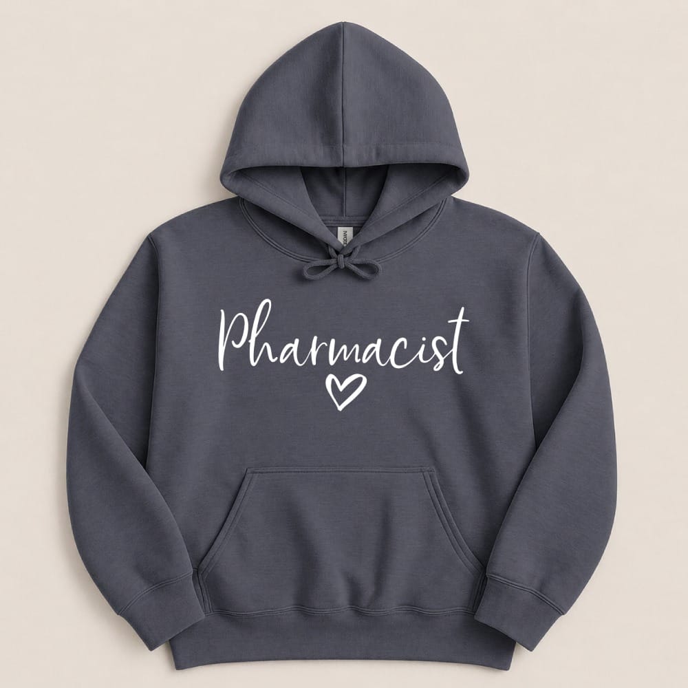 Pharmacist Heart Script Sweatshirt & Hoodie - Adverse Reactions
