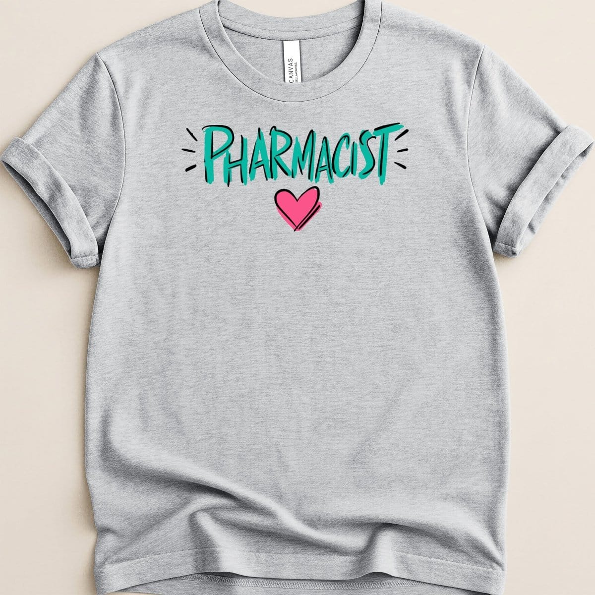 Pharmacist Heart Tee - Adverse Reactions