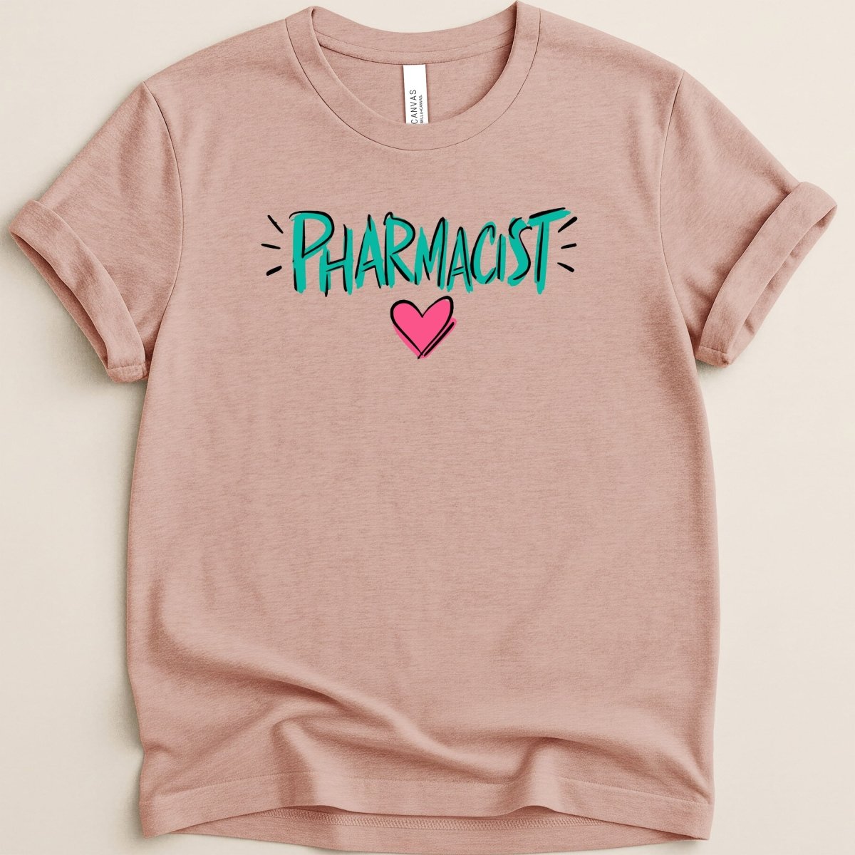 Pharmacist Heart Tee - Adverse Reactions