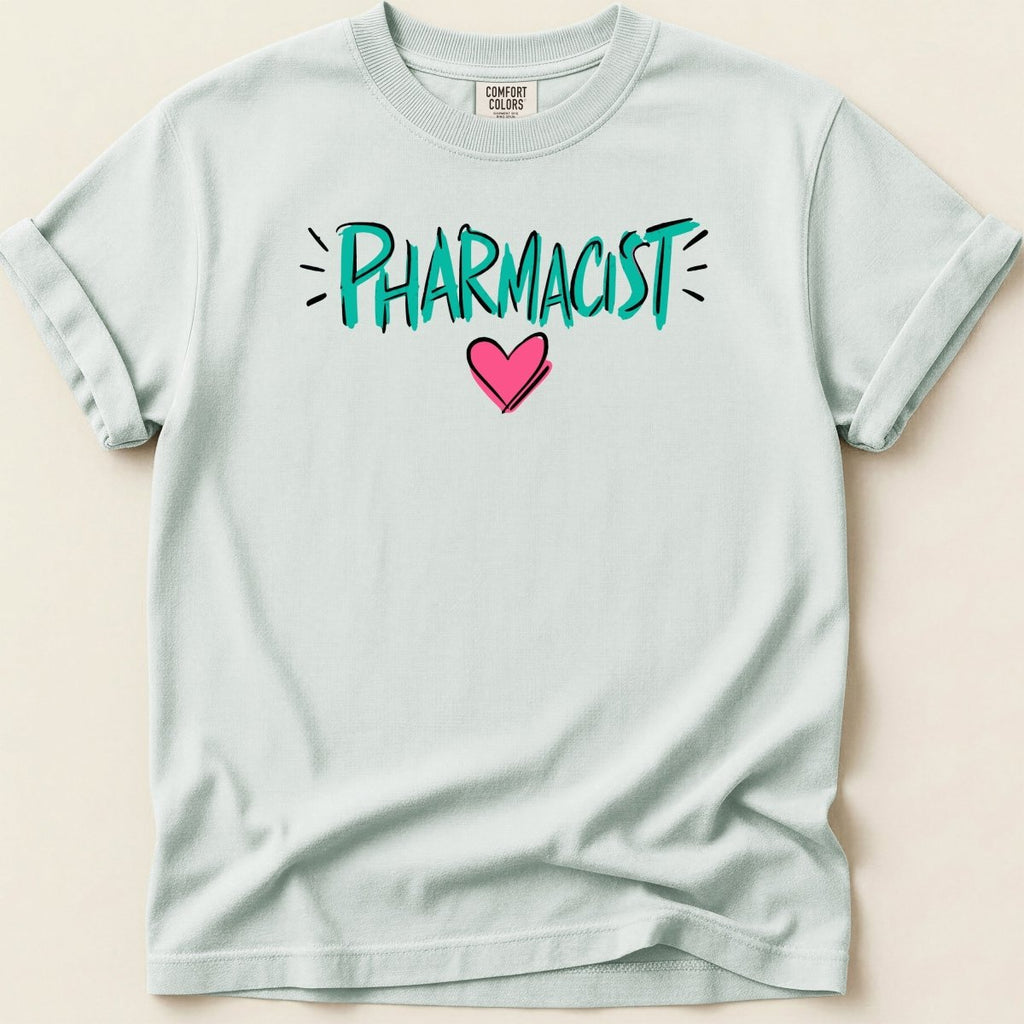 Pharmacist Heart Tee - Adverse Reactions