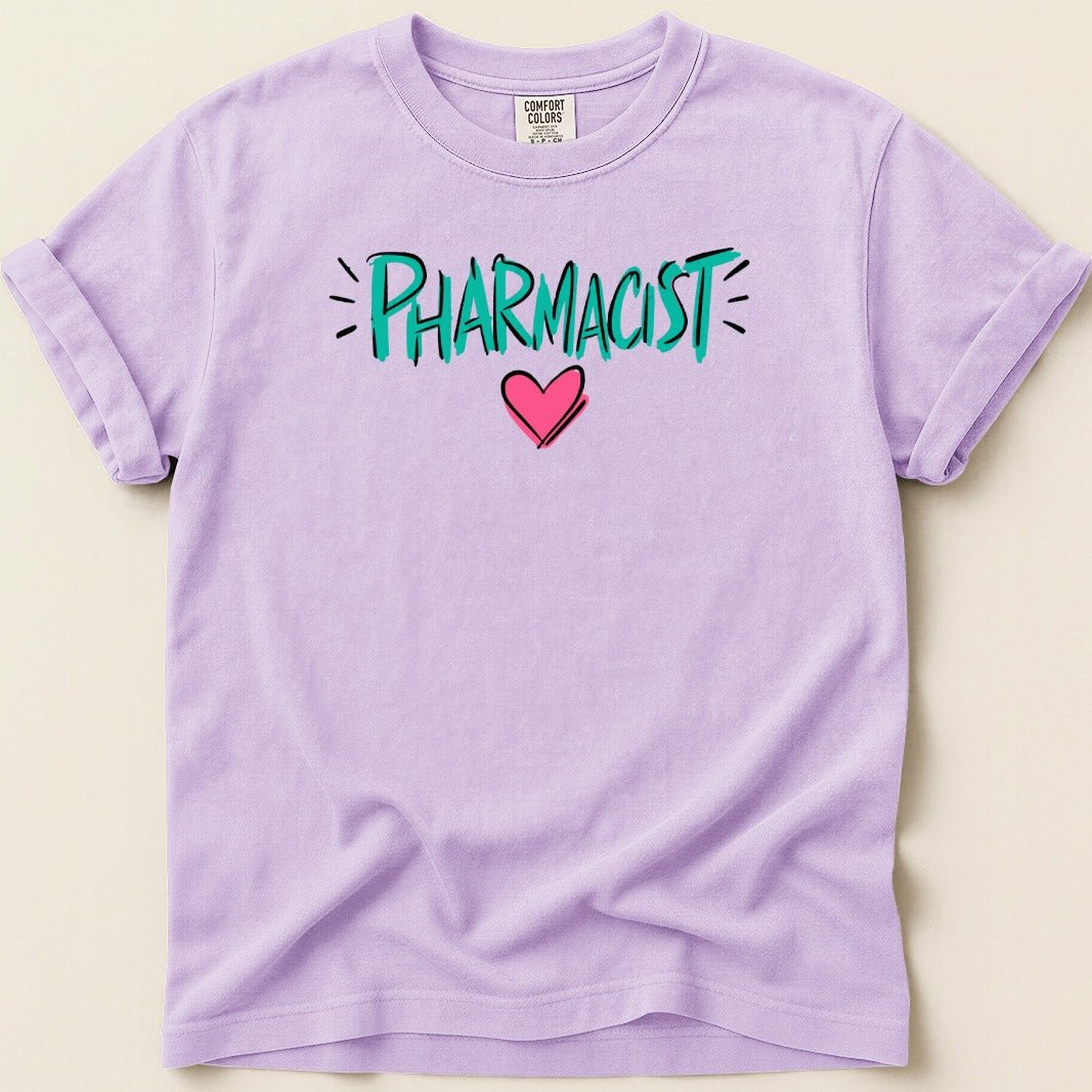 Pharmacist Heart Tee - Adverse Reactions