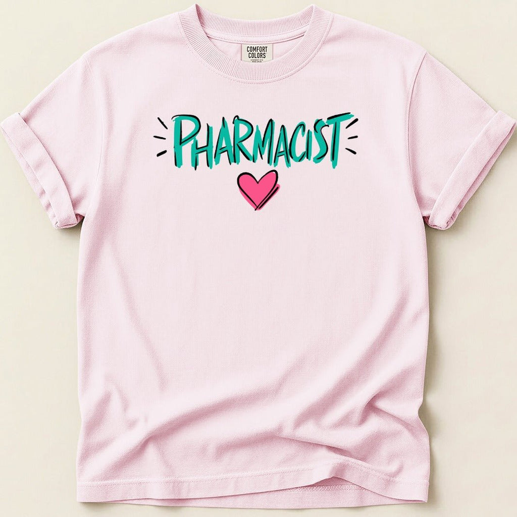 Pharmacist Heart Tee - Adverse Reactions