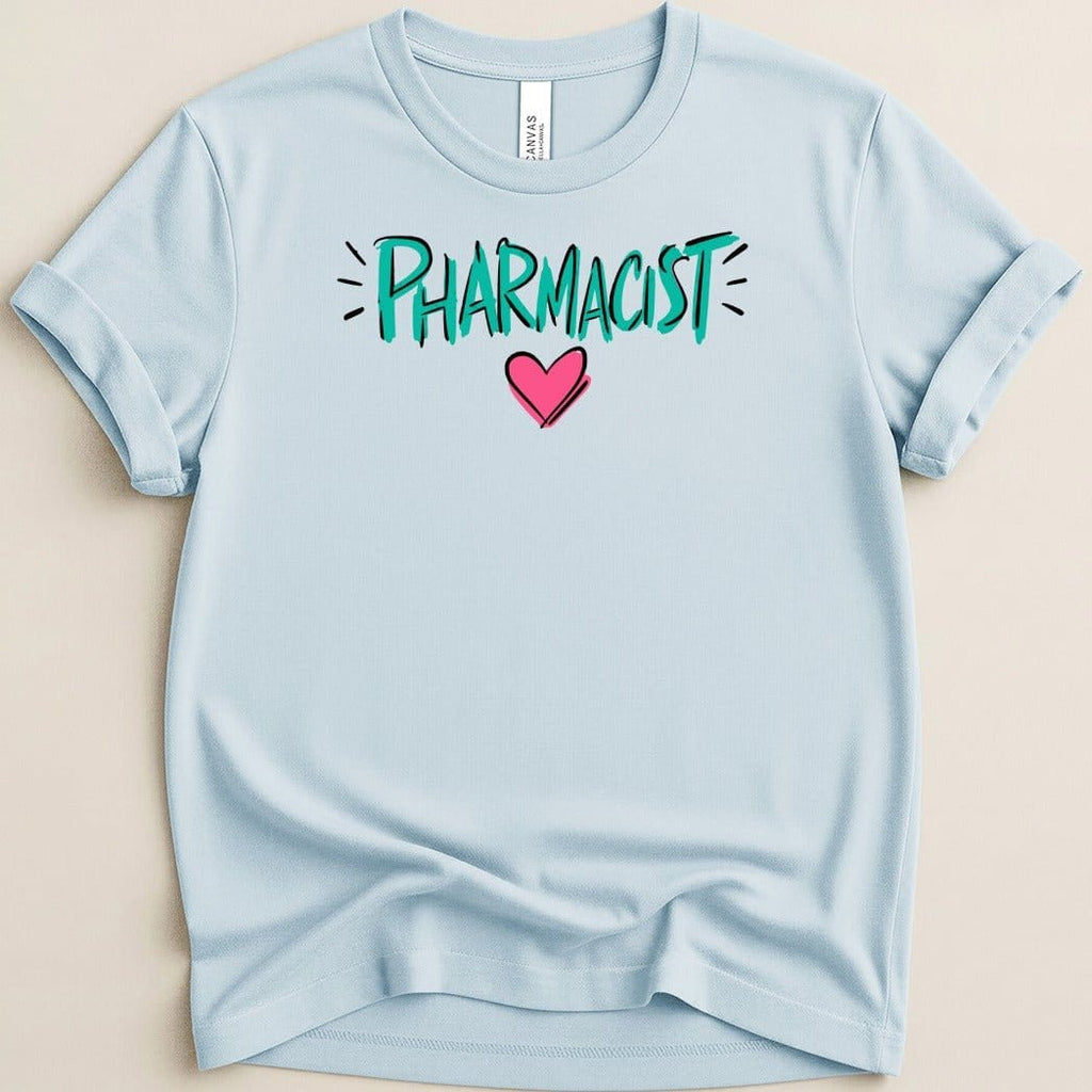 Pharmacist Heart Tee - Adverse Reactions