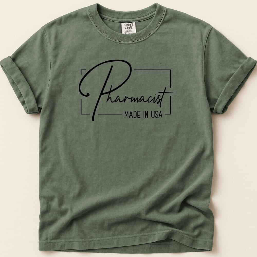 Pharmacist Made in USA Tee - Adverse Reactions
