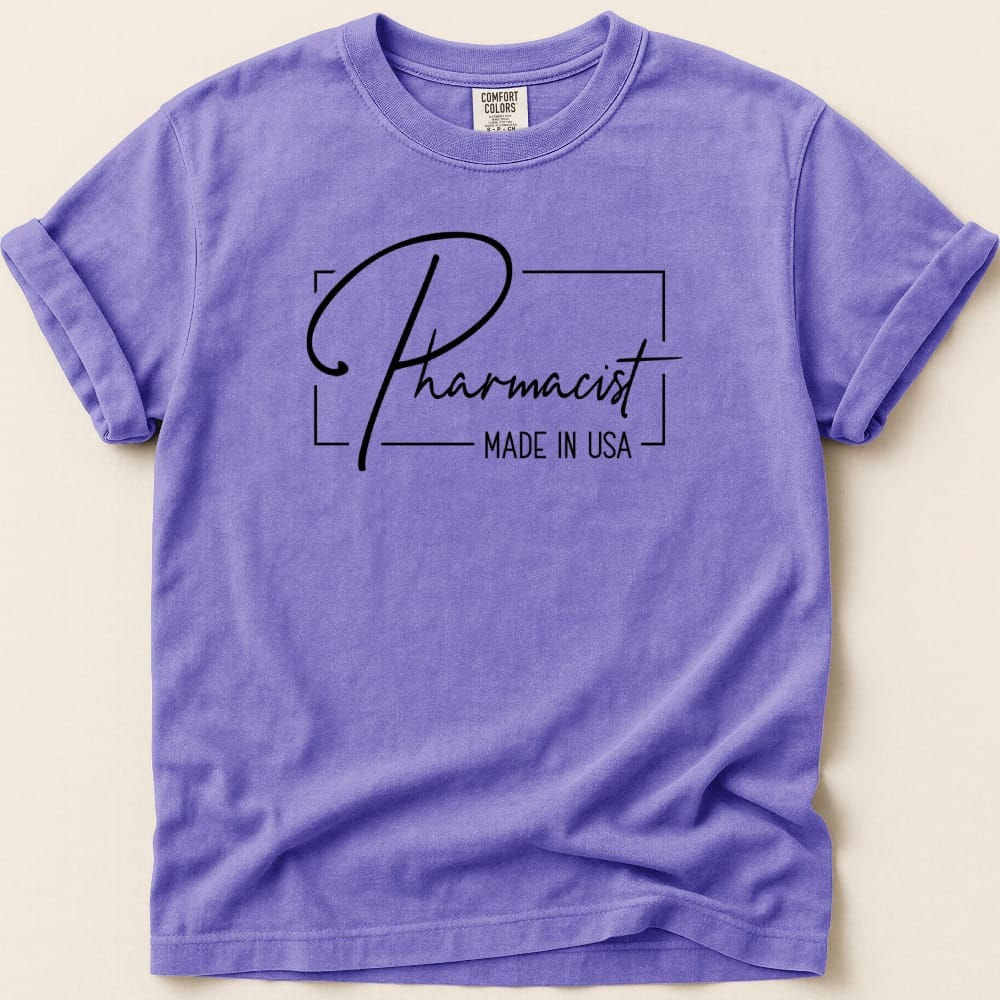 Pharmacist Made in USA Tee - Adverse Reactions