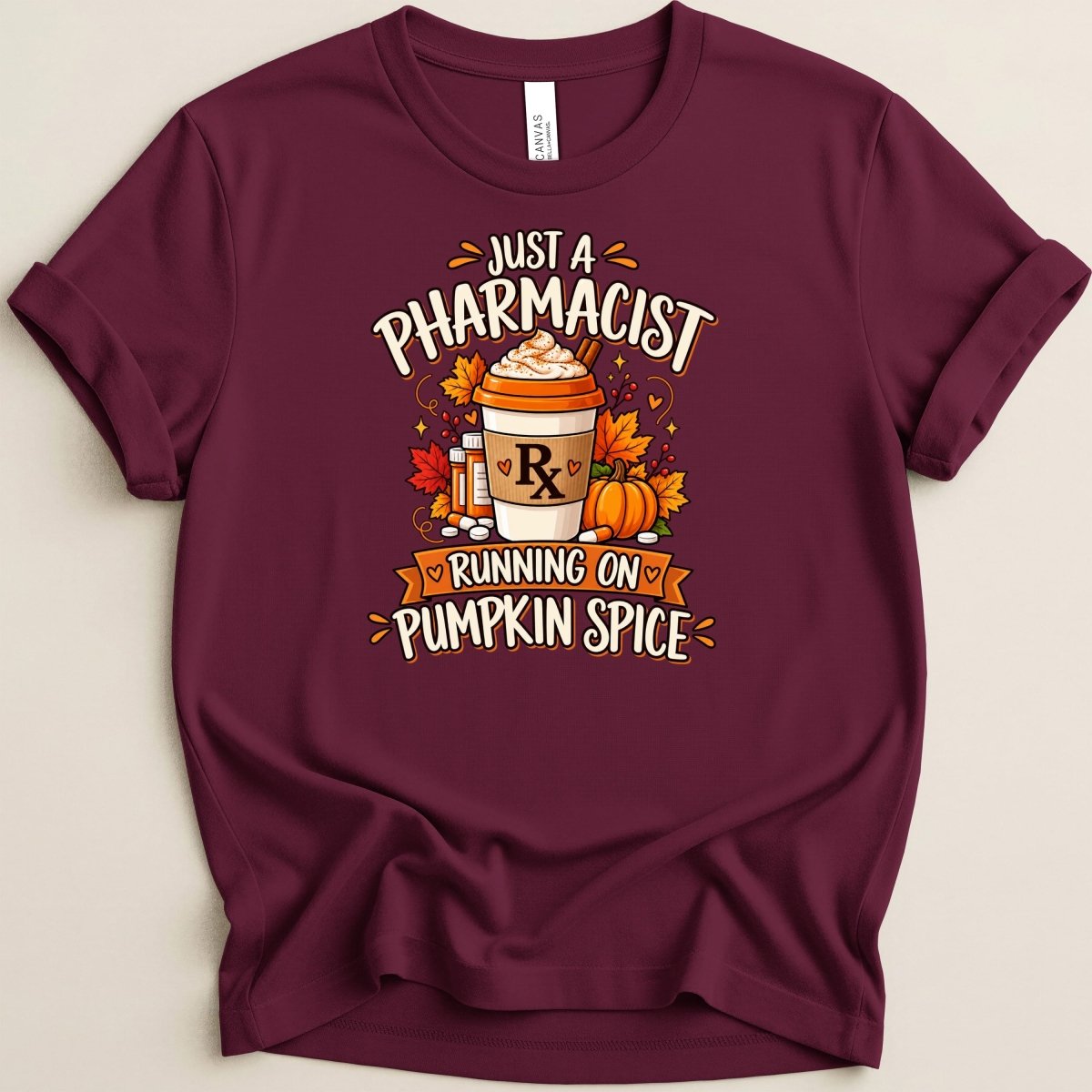 Pharmacist on Pumpkin Spice Tee - Adverse Reactions