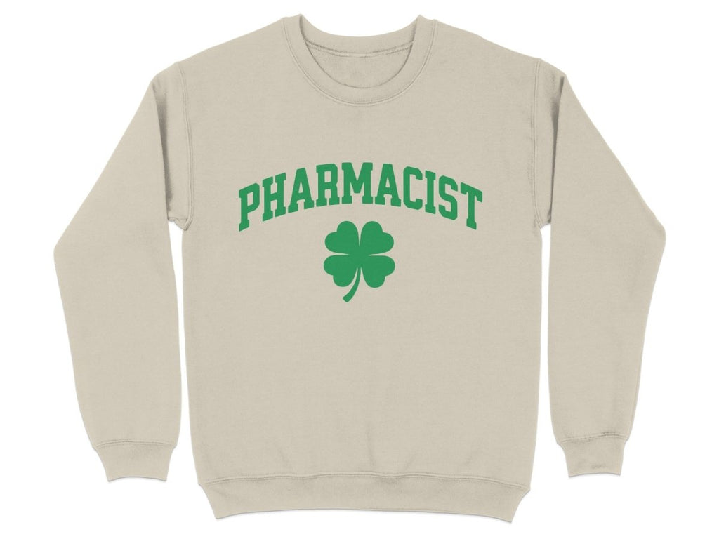 Pharmacist Shamrock (Green Text) Sweatshirt & Hoodie - Adverse Reactions