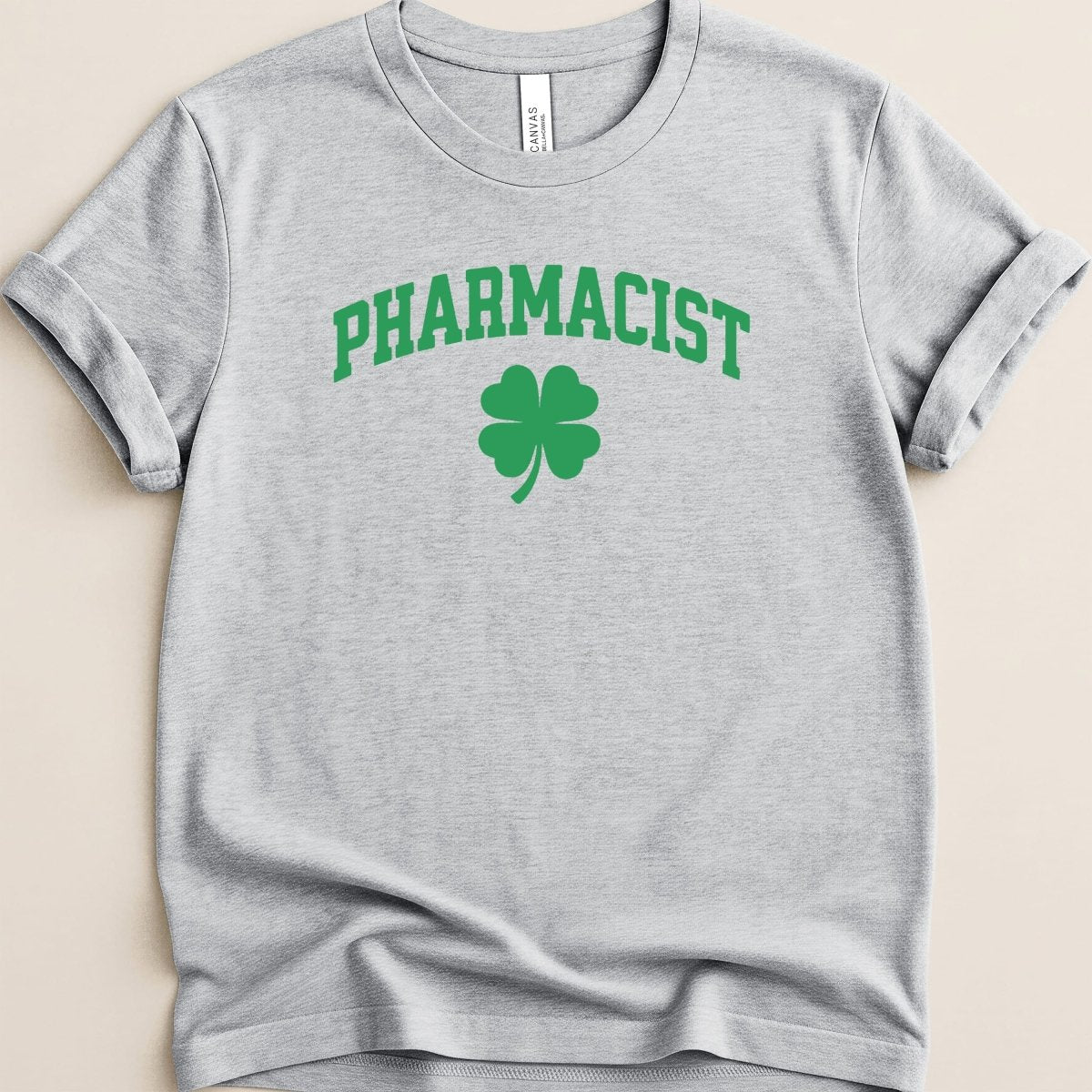 Pharmacist Shamrock (Green Text) Tee - Adverse Reactions