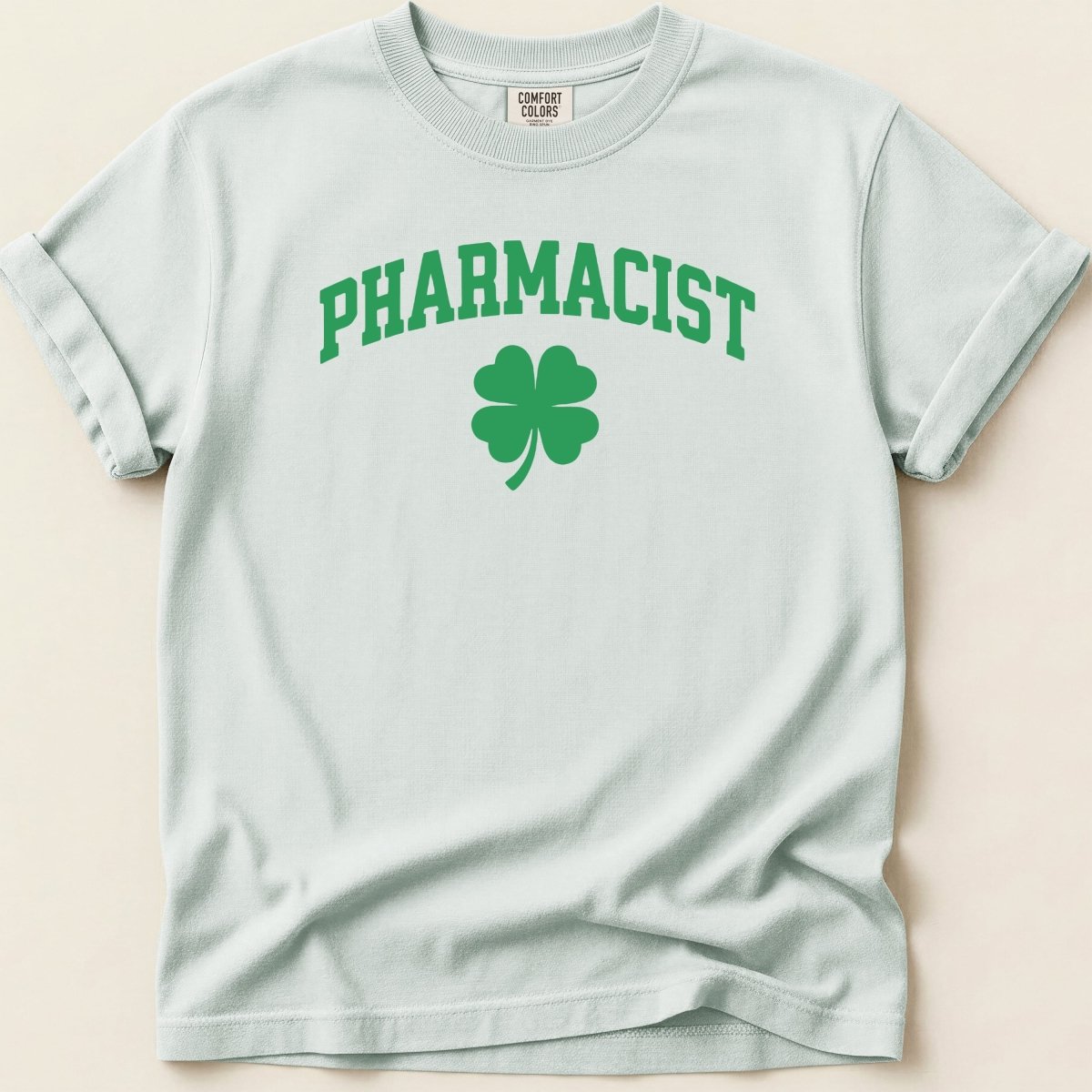 Pharmacist Shamrock (Green Text) Tee - Adverse Reactions