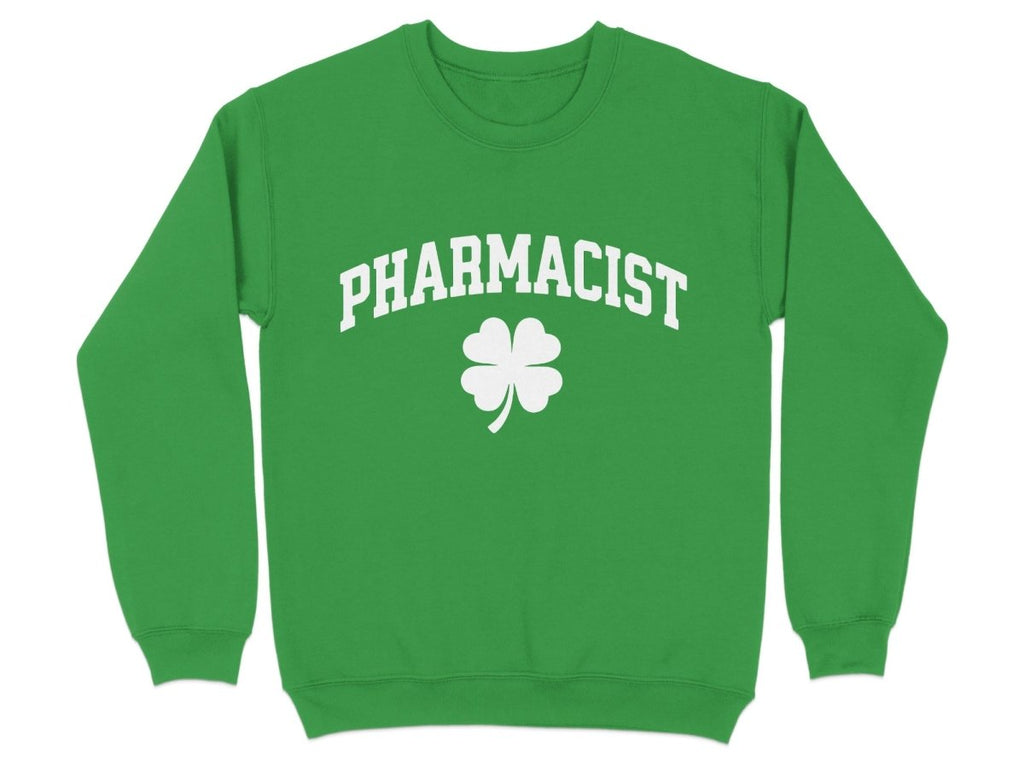Pharmacist Shamrock (White Text) Sweatshirt & Hoodie - Adverse Reactions