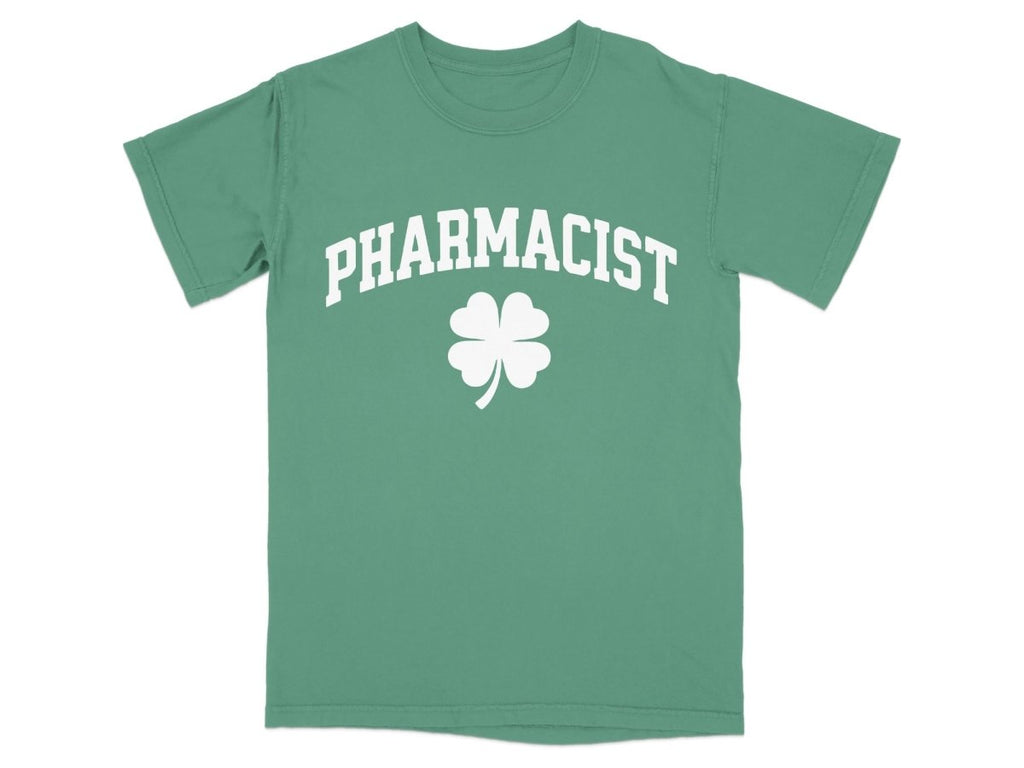 Pharmacist Shamrock (White Text) Tee - Adverse Reactions