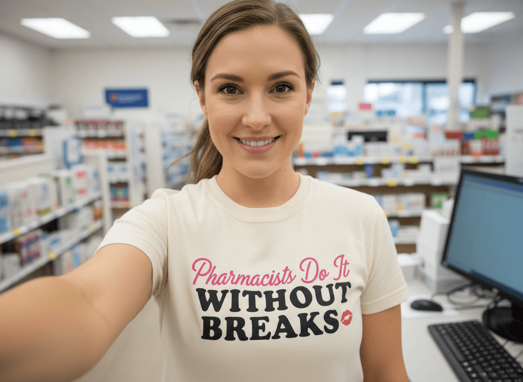 Pharmacists Do It Without Breaks Tee - Adverse Reactions