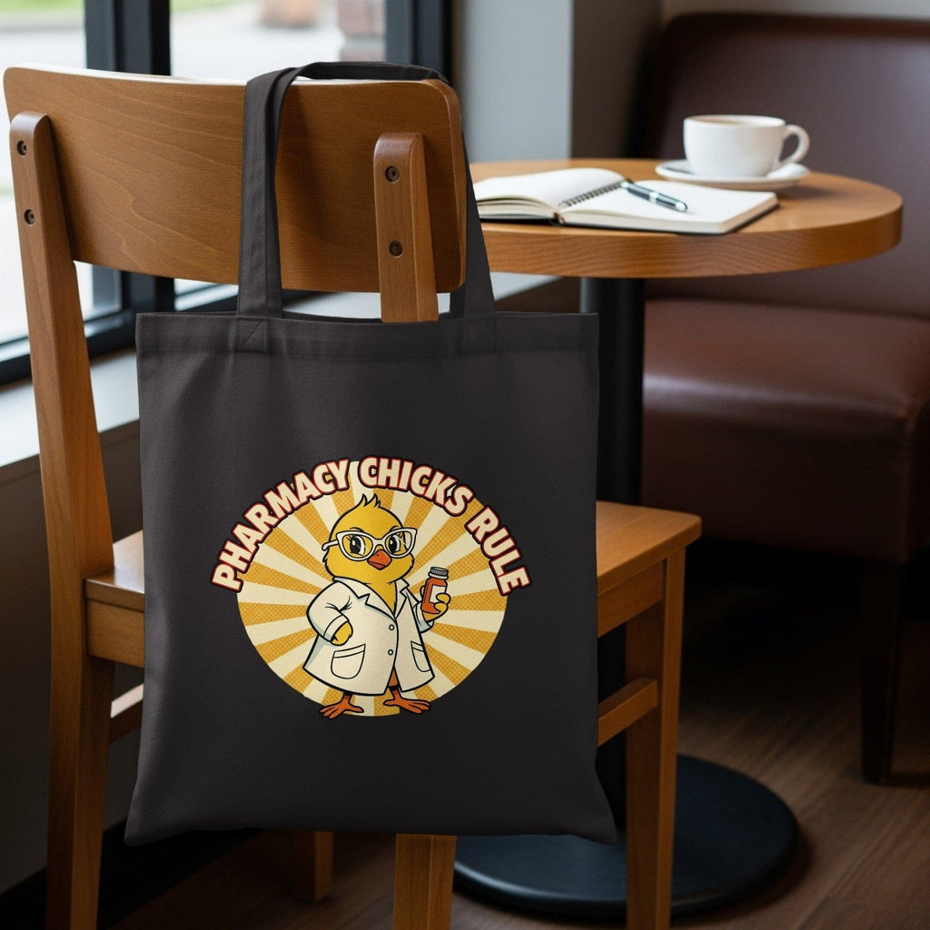 Pharmacy Chicks Rule Tote Bag - Adverse Reactions - Pharmacy Apparel for Pharmacists, Techs & Students