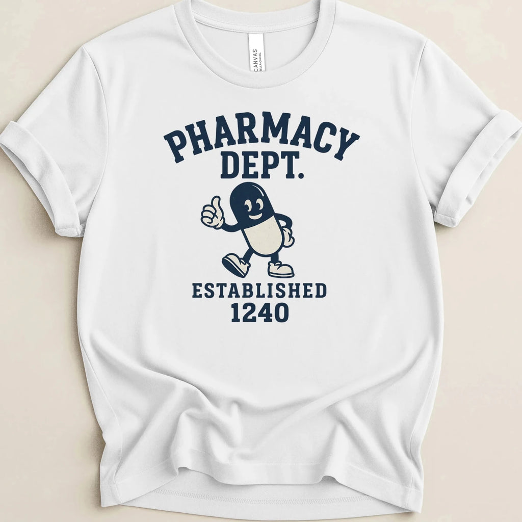 Pharmacy Dept 1240 Mascot Tee - Adverse Reactions