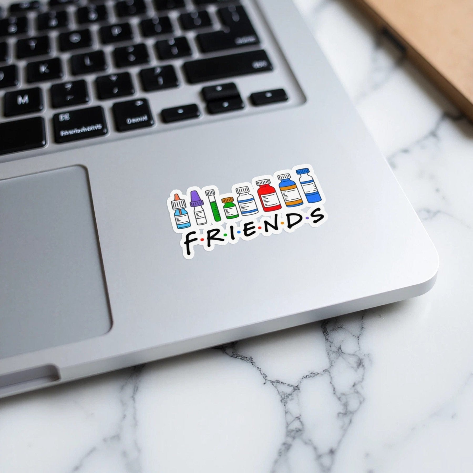Pharmacy Friends Sticker - Pharmacy Apparel for Pharmacists, Techs & Students