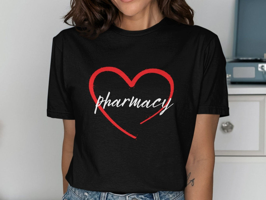 Pharmacy Heart Tee - Adverse Reactions - Pharmacy Apparel for Pharmacists, Techs & Students
