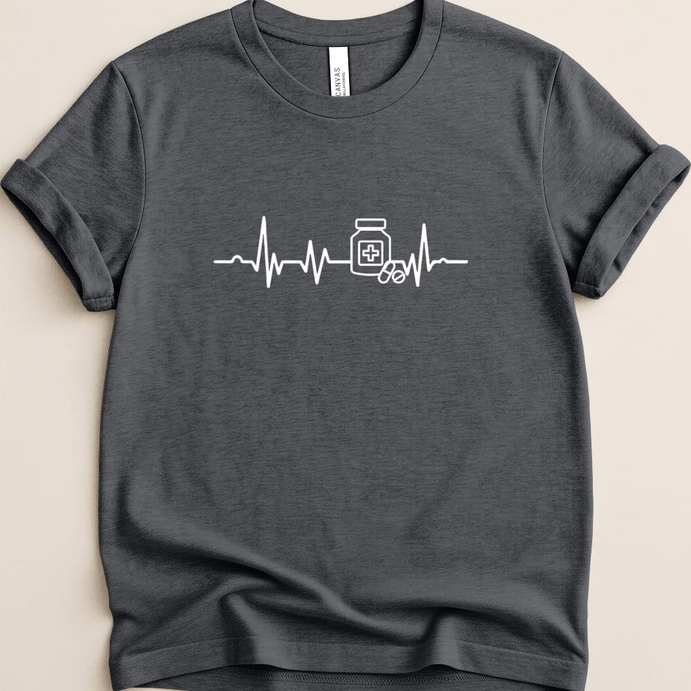 Pharmacy Heartbeat Tee - Adverse Reactions