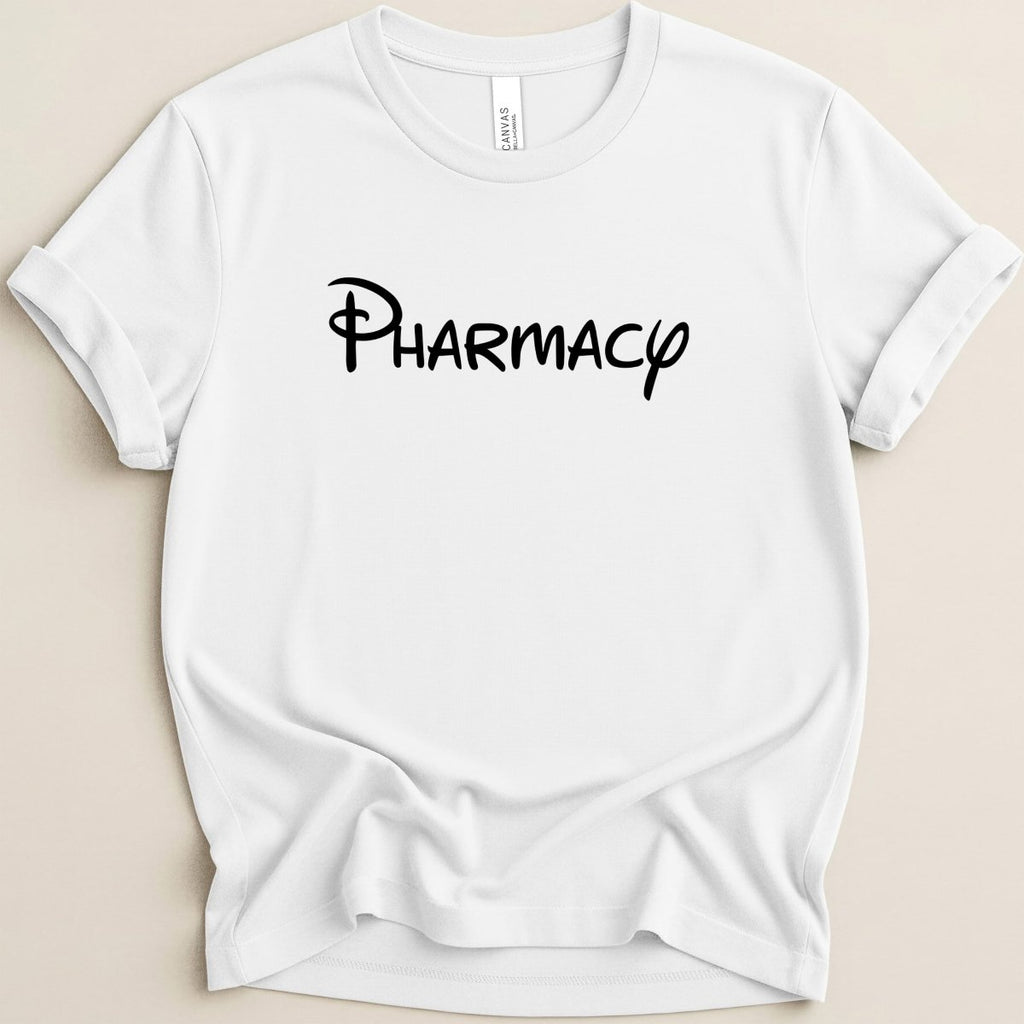 Pharmacy Mouse Font Tee - Adverse Reactions