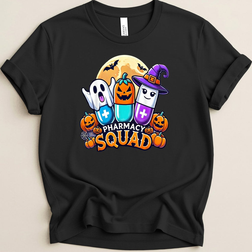 Pharmacy Squad Halloween Capsules Tee - Adverse Reactions