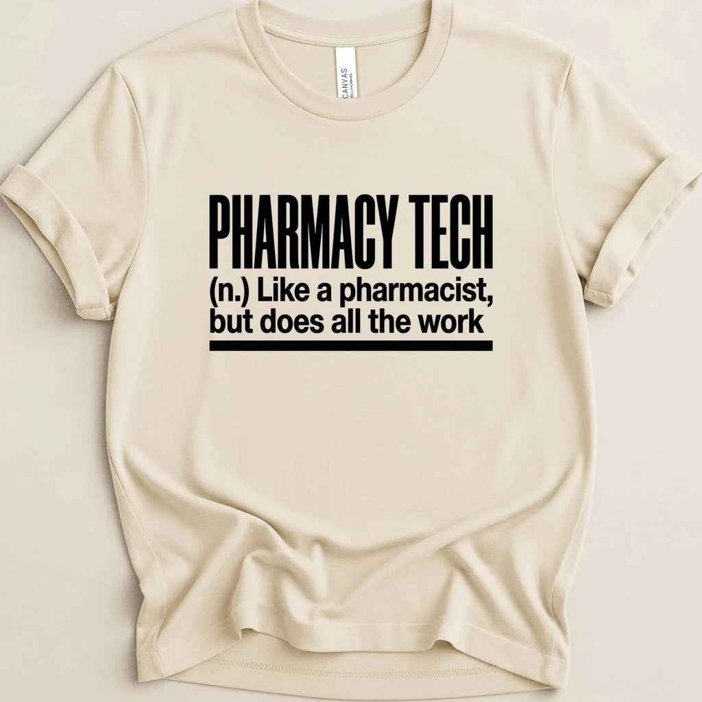 Pharmacy Tech Definition Tee - Adverse Reactions